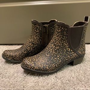 Cheetah Rain Boots